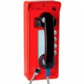 SECURPHONE IP POE URGENCE 4 BOUTONS ROUGE